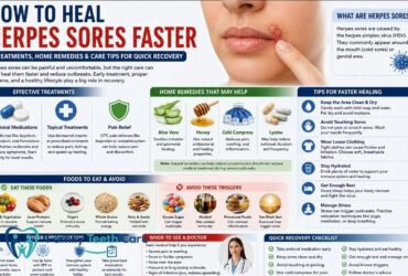 how to heal herpes sores faster