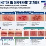 Herpes Photos in Different Stages