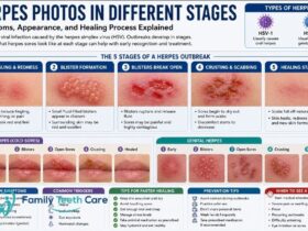 Herpes Photos in Different Stages